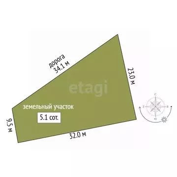 Участок в Севастополь с. Подгорное, ул. Уютная (5.1 сот.)