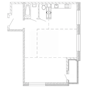 2-к кв. Приморский край, Владивосток Снеговая ул., 9к1 (64.62 м)