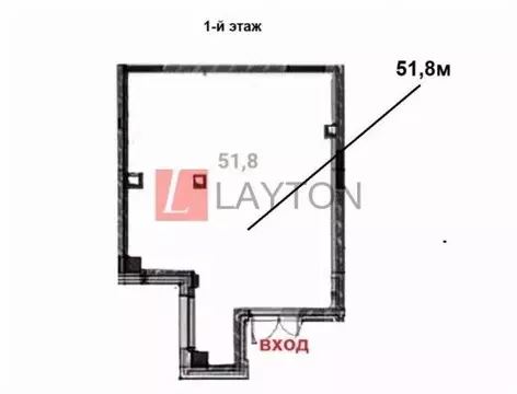 Торговая площадь в Москва ул. Красного Маяка, 26к4 (51 м)