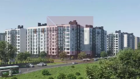 1-к кв. Калининградская область, Калининград ул. Поленова, 6к2 (30.58 ...