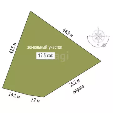 Участок в Тюмень, садоводческое некоммерческое товарищество Иволга, ...