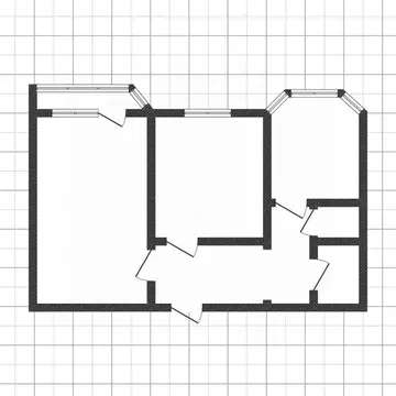 2-к кв. Курская область, Курск просп. Вячеслава Клыкова, 34 (56.1 м)