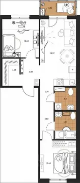 2-к кв. Сахалинская область, Южно-Сахалинск ул. Имени Б.П. Полевого, 5 ...