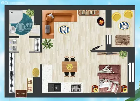 1-комнатная квартира: Москва, Волоколамское шоссе, 71к8 (48.2 м)