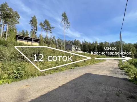 Участок в Ленинградская область, Выборгский район, Полянское с/пос, ...