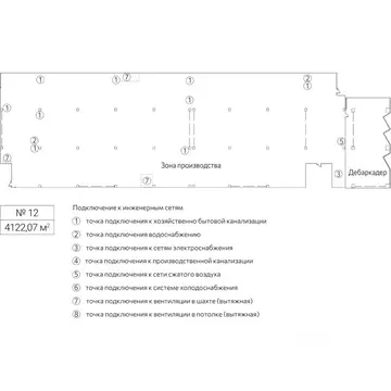 Производственное помещение в Москва Рябиновая ул., 42АС10 (4122 м)