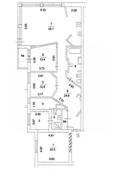 4-к кв. Москва Островной проезд, 8 (145.2 м)
