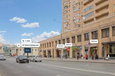 Помещение свободного назначения в Москва Долгоруковская ул., 40 (162 ...
