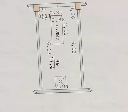 Гараж в Свердловская область, Екатеринбург ул. Шефская, 112 (17 м)
