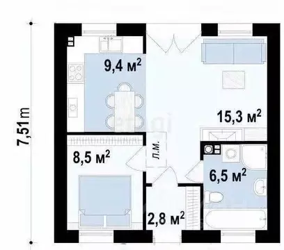 Дом в Крым, Феодосия ул. Ворун (50 м)