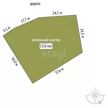 Участок в Ярославская область, Ярославский муниципальный округ, д. ...