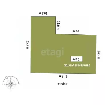 Участок в Крым, Симферопольский район, Трудовское с/пос, СНТ Медик ТСН ...