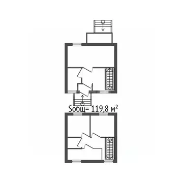 4-к кв. Брянская область, Брянск пер. Осоавиахима, 56/2 (119.8 м)