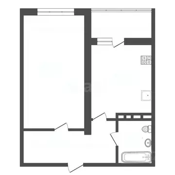 1-к кв. Краснодарский край, Анапа Владимирская ул., 55Вк2 (39.4 м)