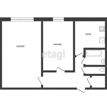 2-комнатная квартира: Златоуст, 3-й микрорайон проспекта имени Ю.А. ...