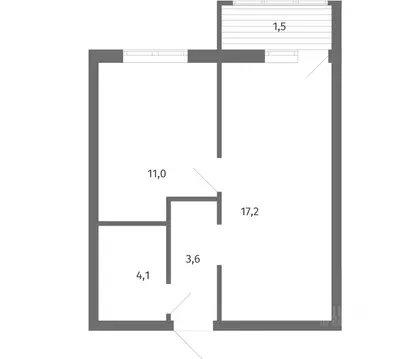 1-к кв. Калининградская область, Гурьевск ул. Лазурная, 18 (37.4 м)