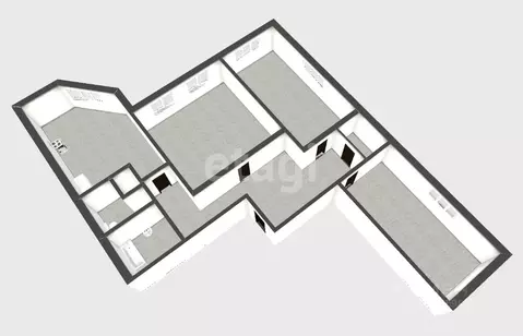 3-к кв. Санкт-Петербург ул. Латышских Стрелков, 17к1 (88.8 м)
