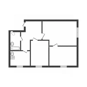3-к кв. Смоленская область, Смоленский муниципальный округ, с. Печерск ...