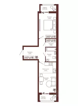 2-к кв. Пермский край, Пермь Данилиха мкр, Три Девятых жилой комплекс ...