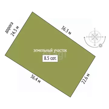 Участок в Башкортостан, Бирск городское поселение, с. Пономаревка ул. ...