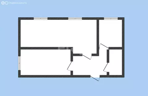 2-комнатная квартира: Бийск, улица Василия Докучаева, 1 (47.9 м)