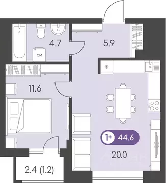 1-к кв. Удмуртия, Ижевск Столичный мкр, Новый Восход жилой комплекс ...