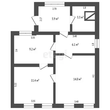 Дом в Ялуторовск, Трудовая улица (43 м)