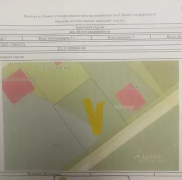 Участок в Краснодарский край, Тимашевск Заря мкр, ул. Онежская (5.12 ...