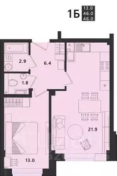 1-к кв. Псковская область, Псковский район, Завеличенская волость, д. ...