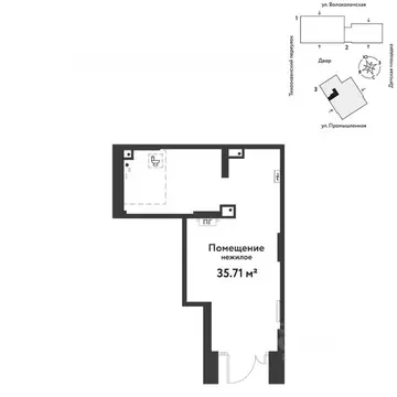 Торговая площадь в Тюменская область, Тюмень ул. Мельникайте, 42к1 (36 ...