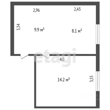 Комната Тюменская область, Тюмень Мельзаводская ул., 19а (30.2 м)