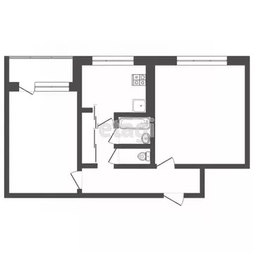 2-к кв. Мордовия, Саранск ул. Сущинского, 36к4 (49.3 м)
