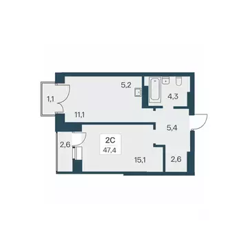 2-к кв. Новосибирская область, Новосибирск Расцветай на Красном жилой ...