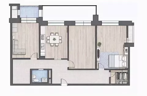 3-к кв. Калининградская область, Калининград ул. 9 Апреля (75.8 м)