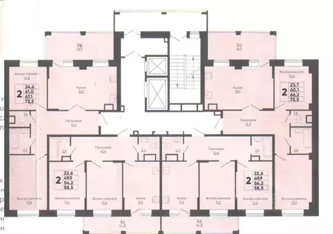2-к кв. Чувашия, Чебоксары ул. Академика РАН Х.М. Миначева, 2 (54.4 м)