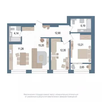 3-к кв. Башкортостан, Уфа ул. Пархоменко, 156Ж (76.7 м)