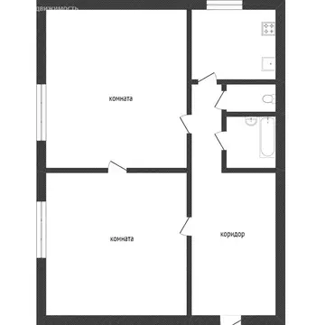 2-комнатная квартира: Миасс, улица Карла Маркса, 3 (46 м)