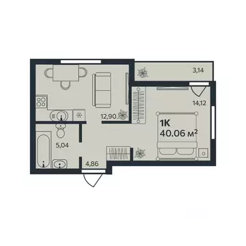 1-к кв. Ленинградская область, Всеволожский район, Заневское городское ...