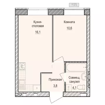 1-к кв. Удмуртия, Завьяловский район, с. Первомайский Санвилл жилой ...