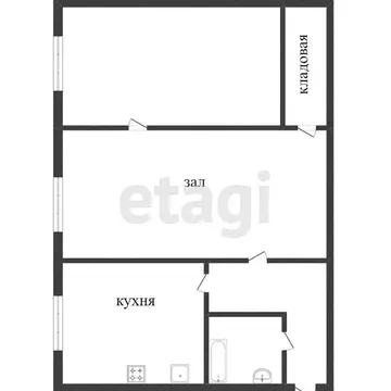 Квартира, 2 комнаты, 47 м