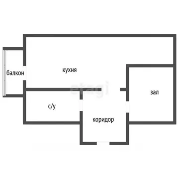 1-к кв. Воронежская область, Воронеж ул. Коренцова, 1 (41.0 м)