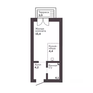 1-к кв. Свердловская область, Екатеринбург Уралмаш жилрайон, Голос ...