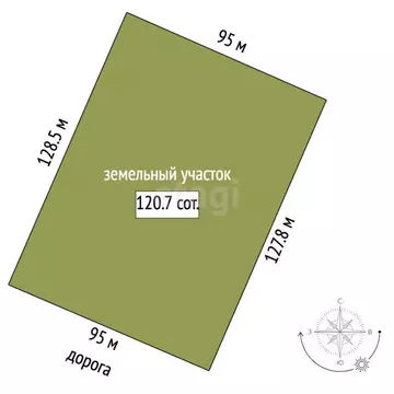 Участок в Крым, Бахчисарайский район, с. Вилино  (120.0 сот.)