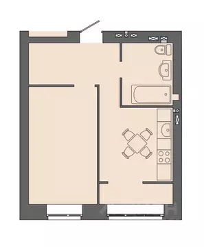 1-к кв. Волгоградская область, Волгоград ул. Дегтярева, 19 (40.39 м)