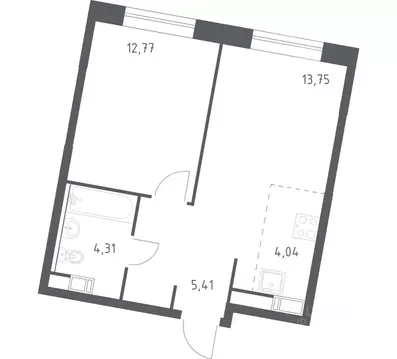 1-к кв. Москва Сосенское поселение, просп. Куприна, 40к6 (39.7 м)
