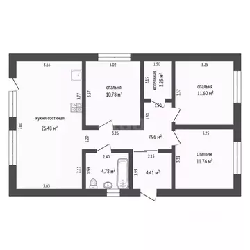 Дом в Тюменская область, Тюмень Царево садовое товарищество, ул. ...