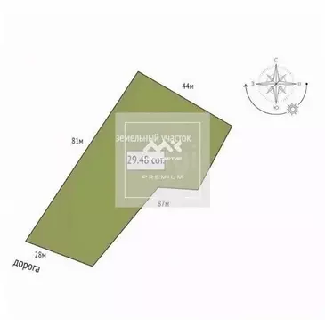 Участок в Санкт-Петербург пос. Парголово, Озерная ул., 49 (29.0 сот.)