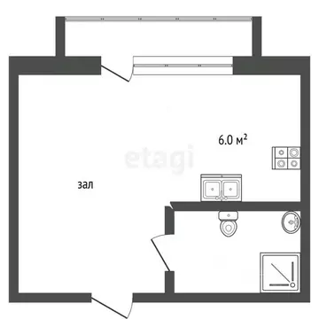 Студия Ростовская область, Ростов-на-Дону ул. Шаумяна, 30 (45.0 м)