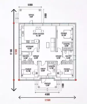 Дом в Тверская область, Калининский муниципальный округ, д. Долматово ...