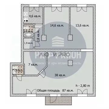 Офис в Алтайский край, Барнаул просп. Строителей, 19 (87 м)